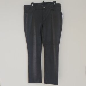 NYDJ Shimmering Black Legging Jeans